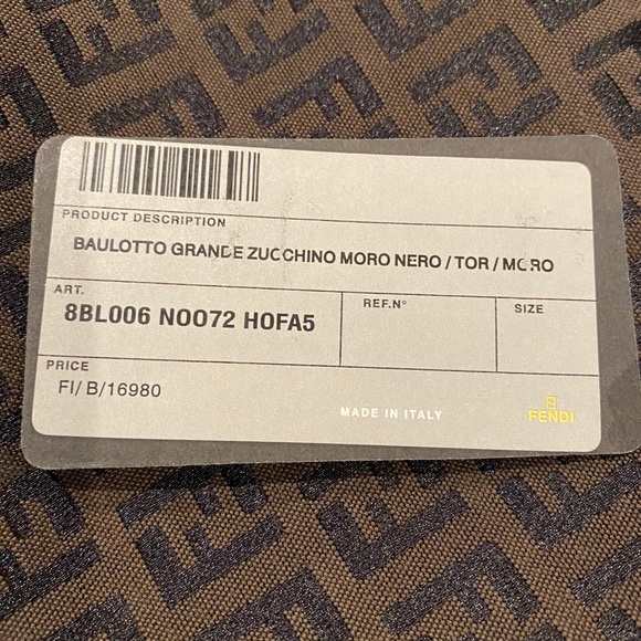 Fendi Zucca Bag Made in ITALY - Picture 14 of 14